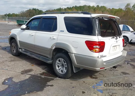 2004 Toyota Sequoia Sr5 V8 from USA, damaged, VIN 5TDZT34A54S220076